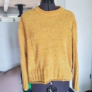 Soft Cozy Mustard Yellow Sweater